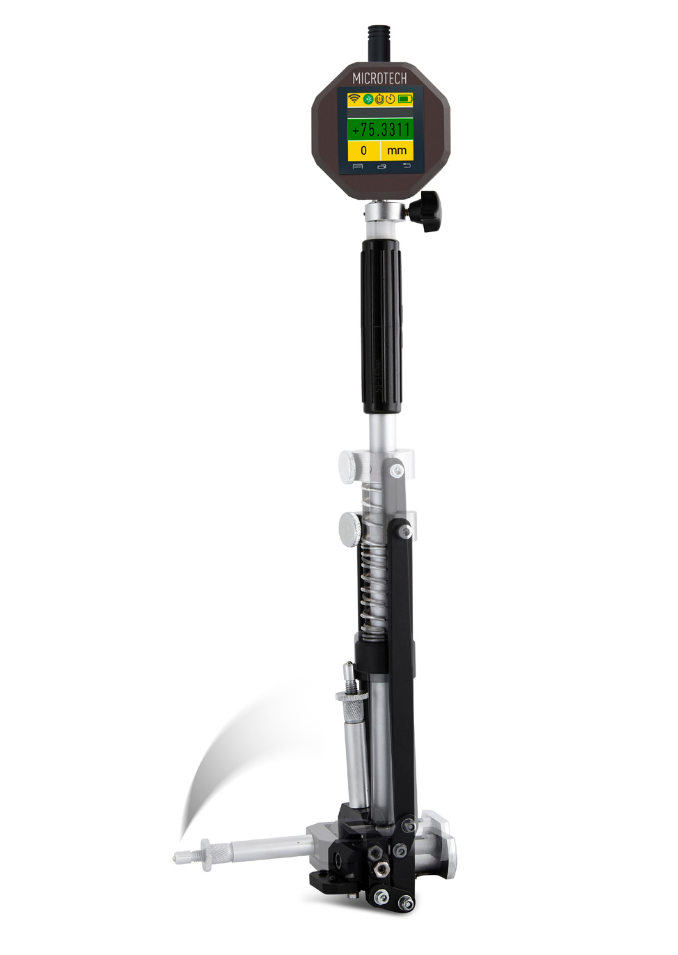 160-250mm Digitales Innen-Feinmessgerät, 0,01mm Auflösung, Color Touchscreen, ISO 17025 Kalibriert - Microtech Metrology