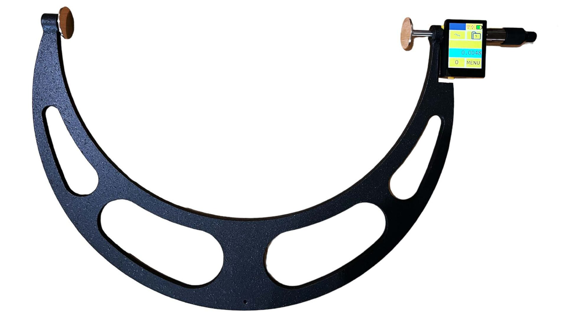 500mm Messschraube mit Teller Ø35mm, 0,01mm, kalibriert nach ISO 17025 - Microtech Metrology