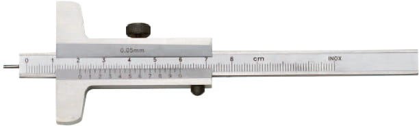 Tiefen-Messschieber mit Stiftspitze, DIN 862