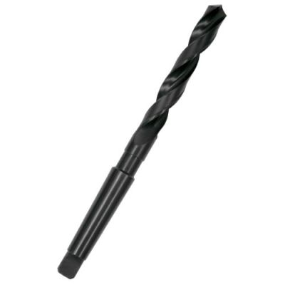 14,5mm HSS Spiralbohrer, 118° Spitze, Morsekegel, gefräst, 114mm Spirallänge, schwarz - MetavCUT