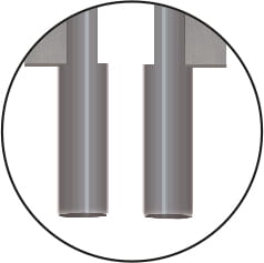 Messeinsätze für Digital-Universal-Messschieber mit rundem Messstift Ø5mm