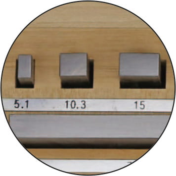 Parallelendmaß-Prüfsatz für Mikrometer nach DIN 863