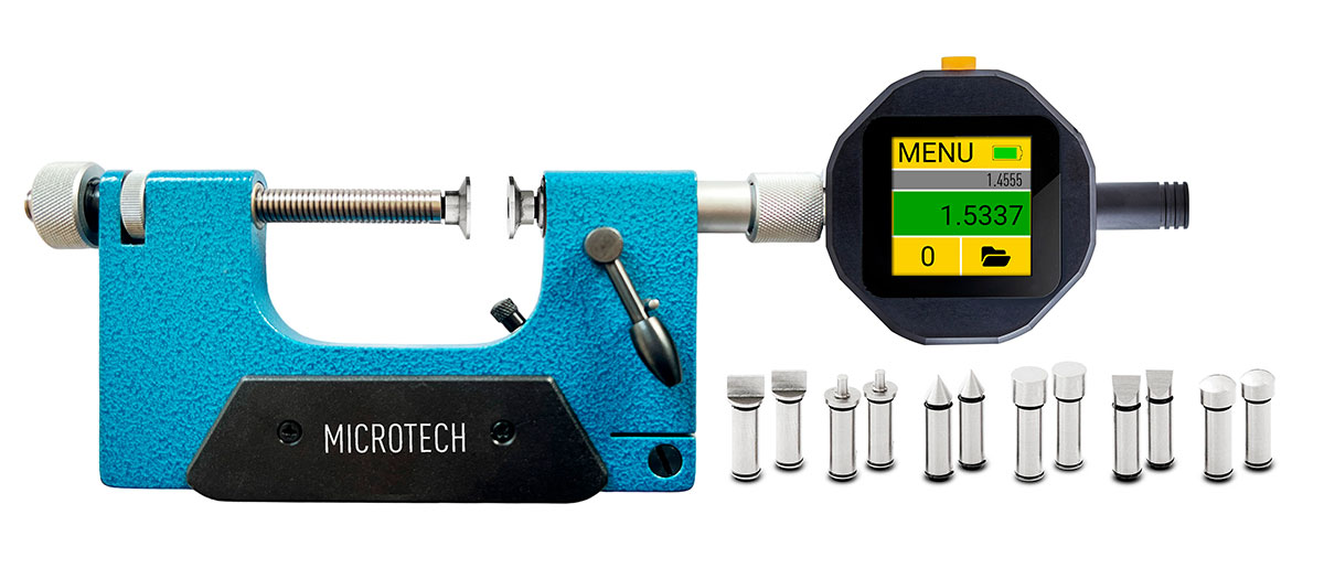 140mm Digital Universal-Bügelmessschraube, 0,0001mm - Microtech Metrology