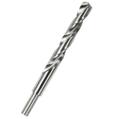 10,2mm HSS‑G Spiralbohrer, 135° Spitze, reduziert 10mm Schaft, geschliffen, 87mm Spirallänge, silber - MetavCUT
