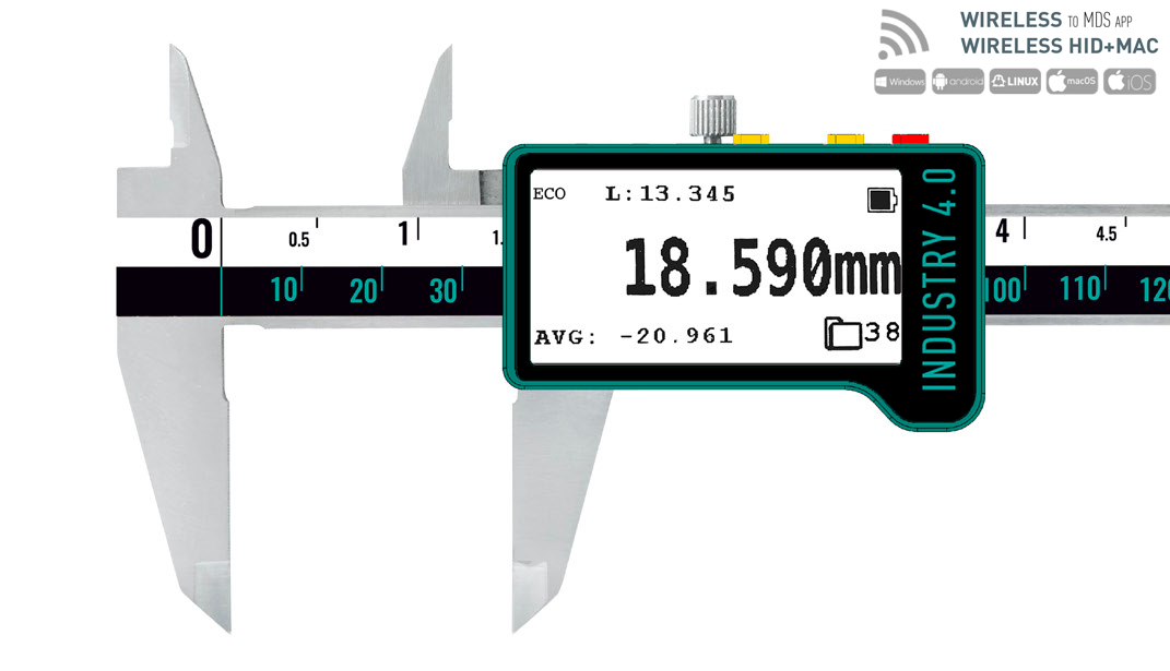 150mm Digitaler Präzisionsmessschieber, 0,01mm Auflösung, 0,005mm Ablesung, ISO 17025 Kalibriert - Microtech Metrology