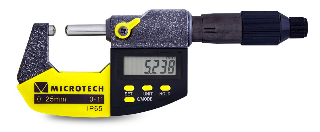 75–100mm Digital Messschraube, 0,003mm, IP65, Kalibrierschein nach ISO17025 - Microtech Metrology