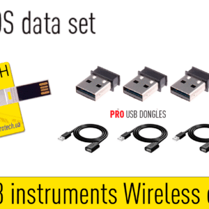 MDS PRO Verbindungssatz für Daten­erfassung, 18 Verbindungen, USB Dongles, DataMET IP67 - Microtech Metrology
