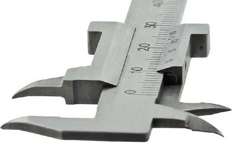 80mm Klein-Messschieber mit spitzem Schnabel für Zahntechniker M201.002