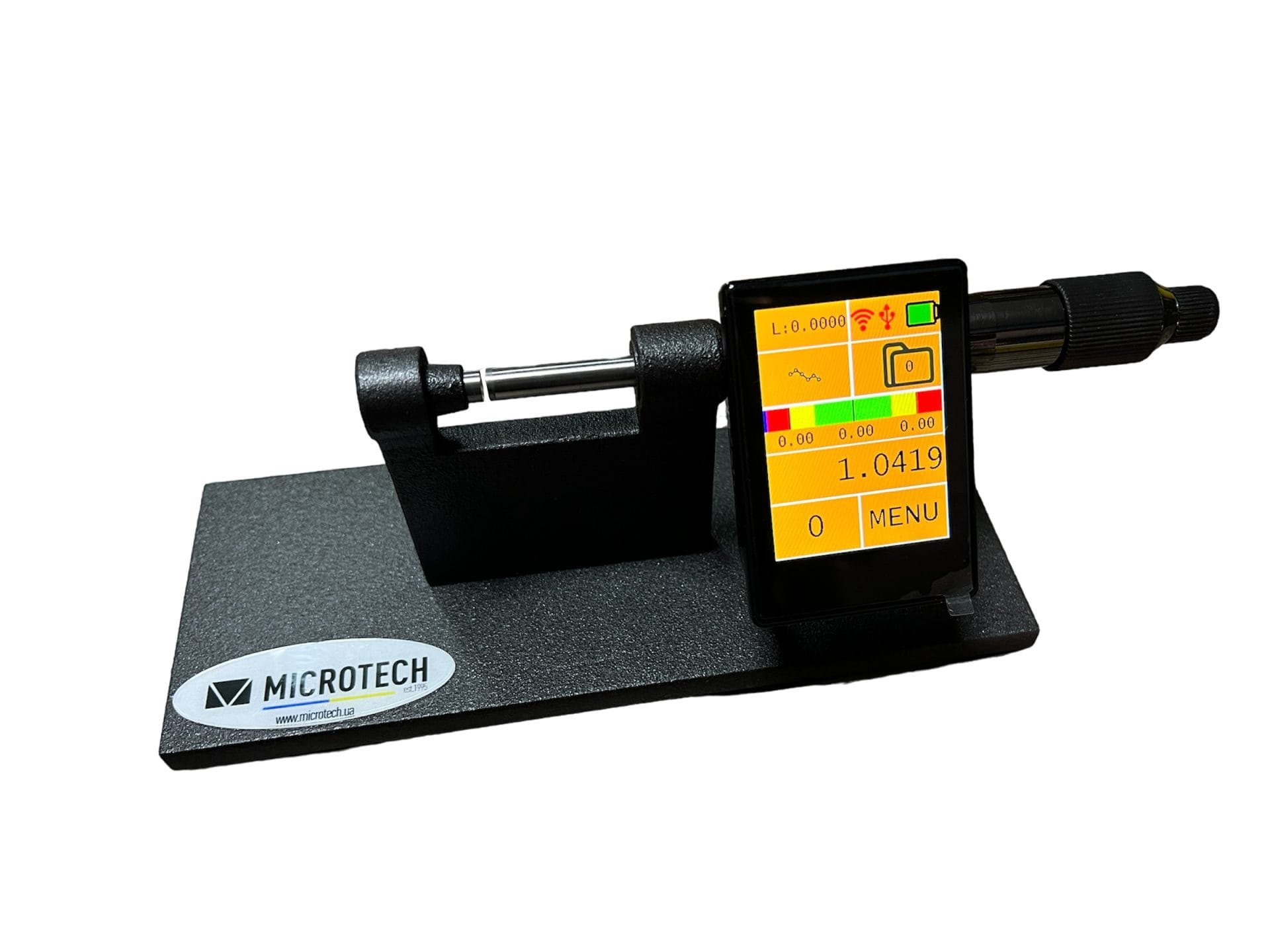 25mm Digital Einbaumessschraube, 0,001mm Auflösung, ISO17025 Kalibrierzertifikat, Nicht-drehende Spindel - Microtech Metrology