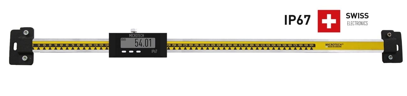 1500mm Digitaler Einbauschieber, 0,01mm Auflösung, IP 67 - Microtech Metrology