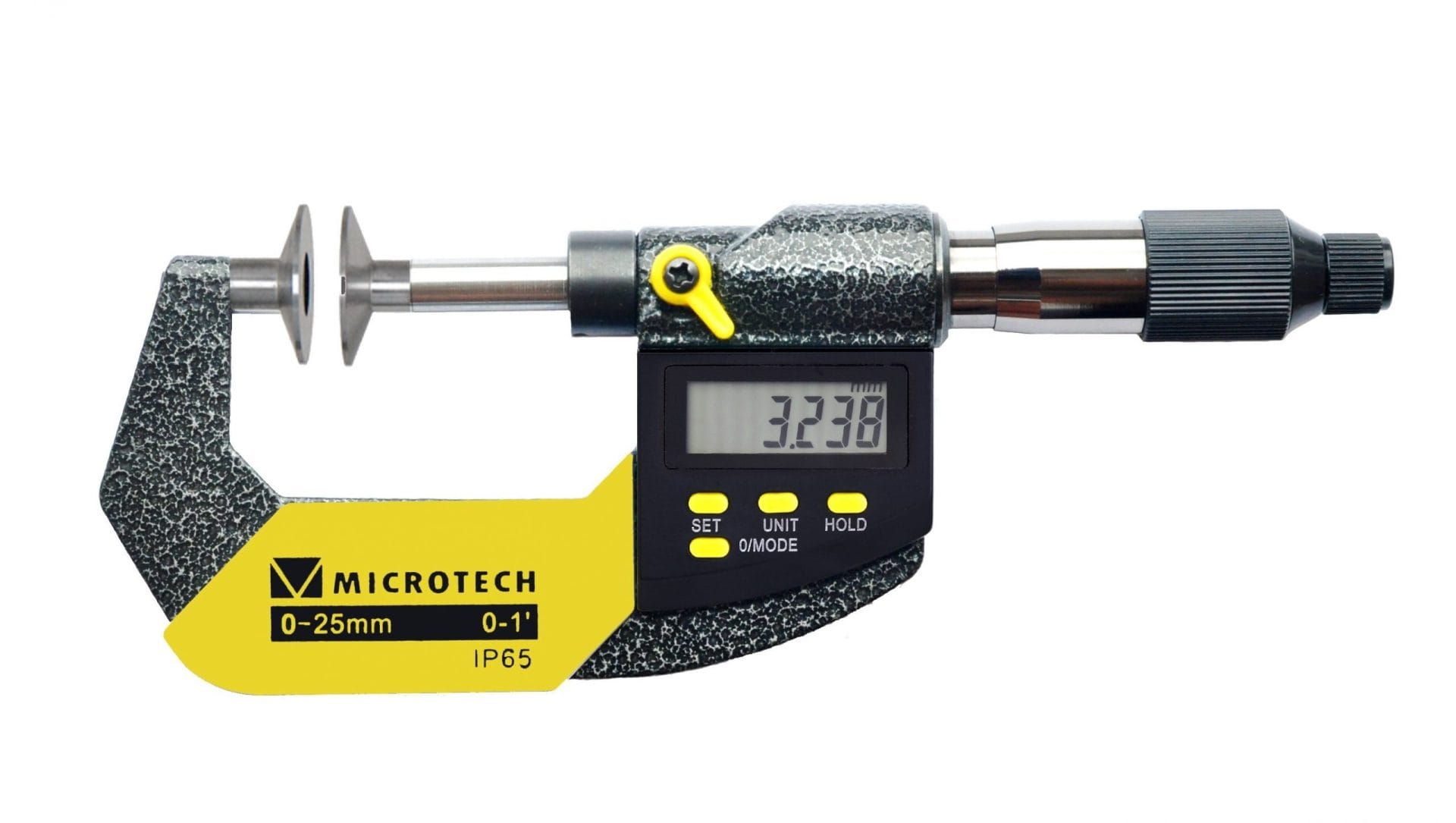 50-75mm Digitale Messschraube, 0,001mm Auflösung, ISO 17025 kalibriert - Microtech Metrology