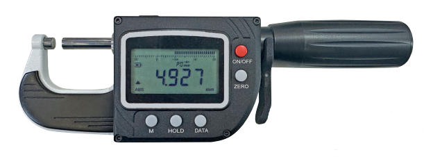 25mm Digital Bügelmessschrauben mit Schnellmesstaster, 0,001mm - Metav IndustryLine