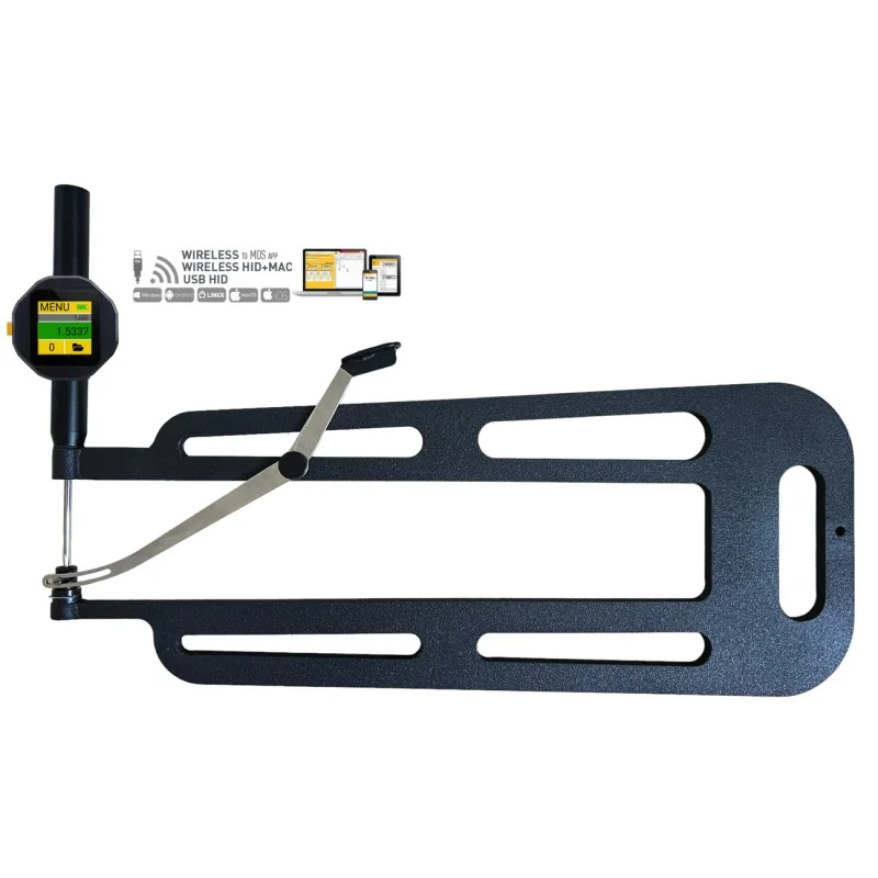 150mm Digitales Dicken-Messgerät, 0,05mm Auflösung, Color Touchscreen, Wireless+USB - Microtech Metrology