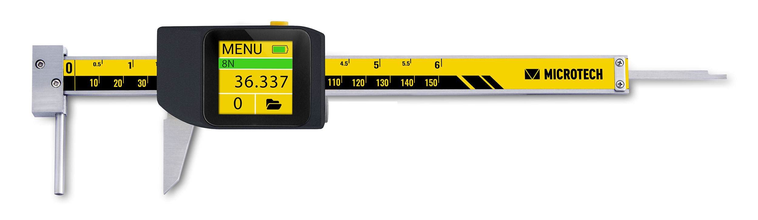 150mm Digital Messschieber, 0,005mm, IP 54 - Microtech Metrology