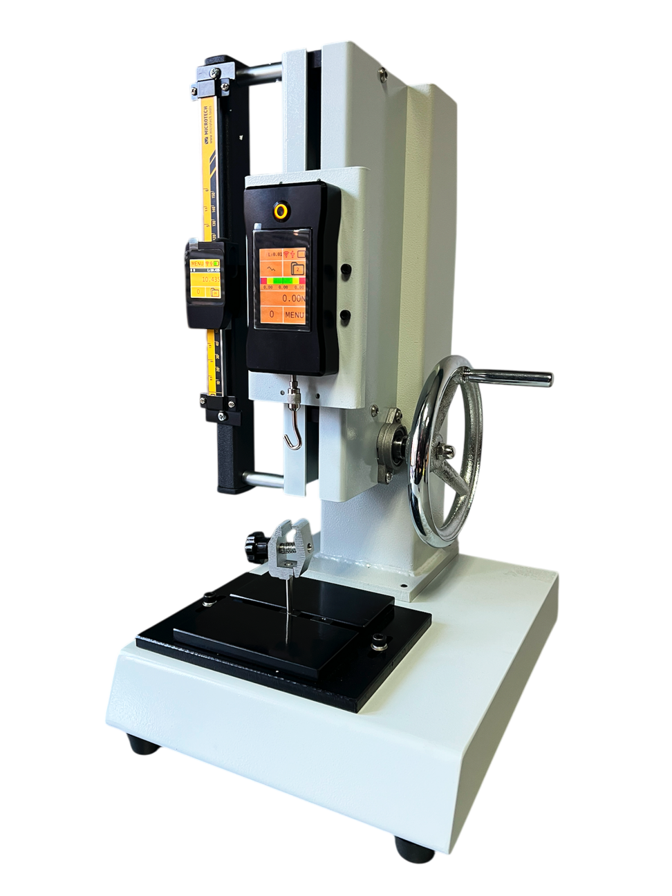 0-180mm Teststand mit Color 2.4" Touchscreen, Wireless+USB, ISO 17025 Kalibrierzeugnis - Microtech Metrology
