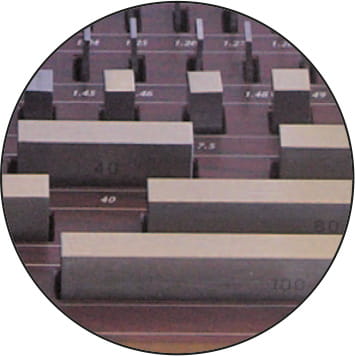 Parallel-Endmaßsätze aus Stahl, Hartmetall oder Keramik